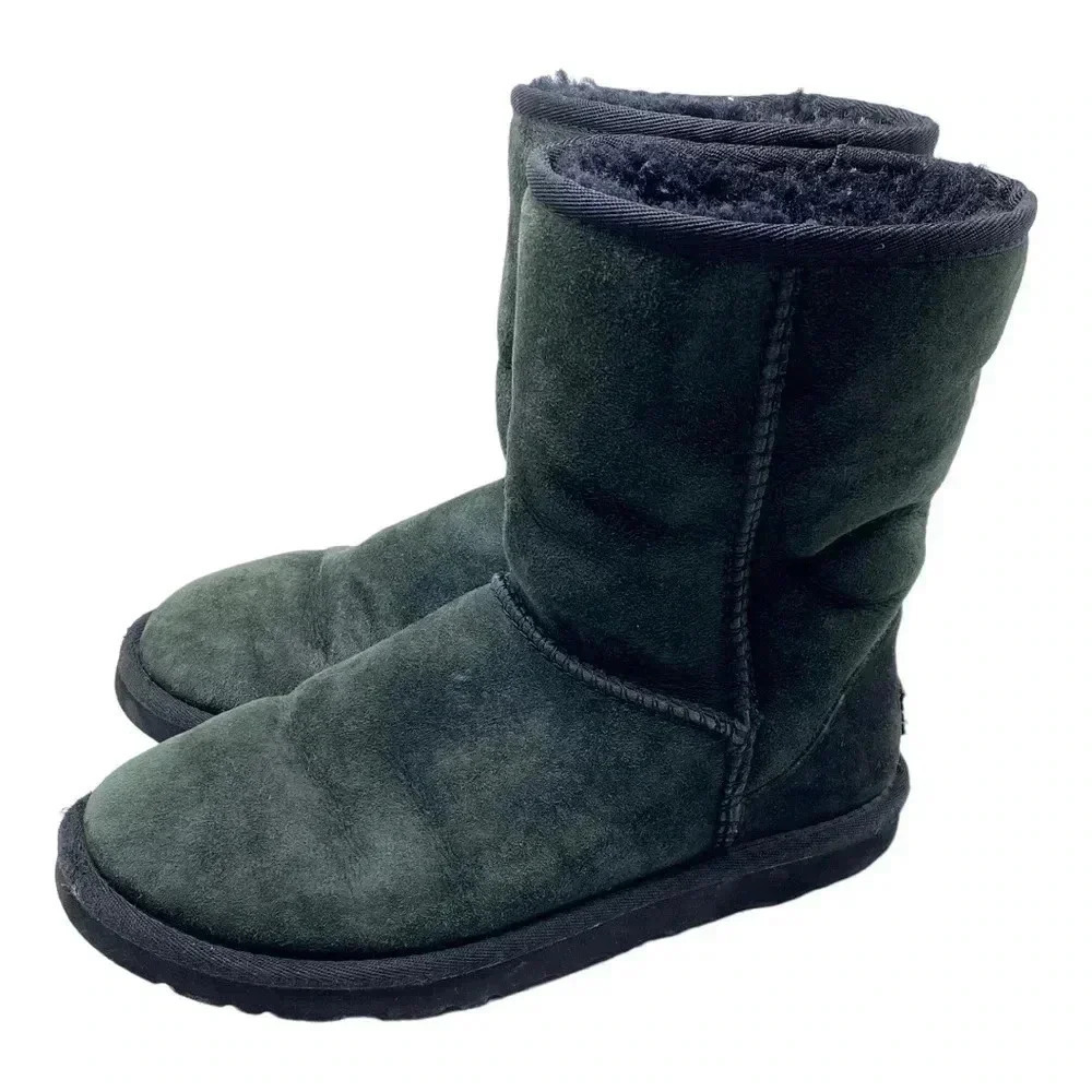 UGG short black/grey boot size 6 - Picture 3 of 7